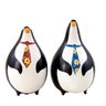 Artesanato Em Cabaça: Kit Com Dois Pinguins (K095) - 1