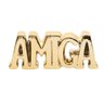 Enfeite Decorativo Amiga - Dourado - 1