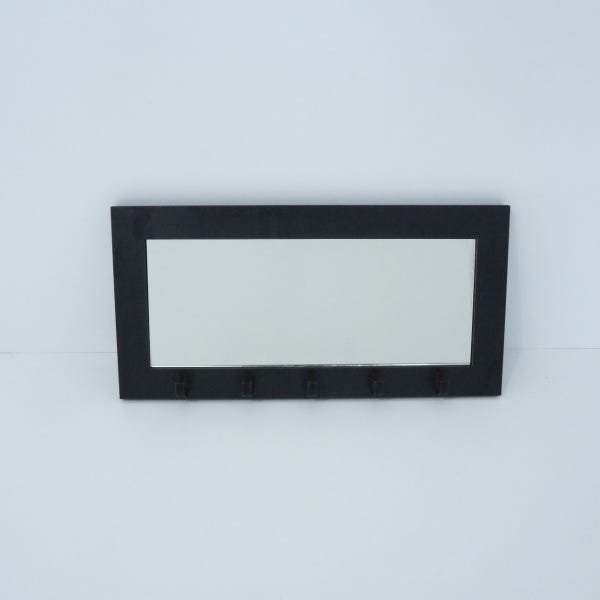 Porta Chaves com Espelho Preto - 3