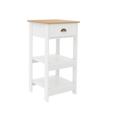 Mesa Lateral Aparador Colonial com 1 Gaveta MB2012 Mel Branc