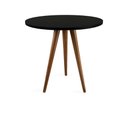 Ver imagem 1 de Mesa Lateral De Canto Tripé 60x50cm Preto