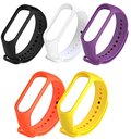 Ver imagem 1 de Kit 5 Pulseiras em Silicone Nsmart Compatíveis com Mi Band 3 / Mi Band 4 Compatível com Smartband Xi
