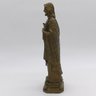 Estátua Escultura Sagrado Coração de Jesus Bordado 28 cm - 3