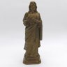 Estátua Escultura Sagrado Coração de Jesus Bordado 28 cm - 4