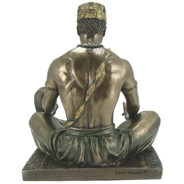 Estatueta Orixá Orunla - Deus da sabedoria e advinhação. - 4