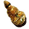 Estátua Deusa Kuan Yin Dourada Resina 11Cm - 2