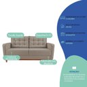 Ver imagem 5 de Kit Sofá 2 Lugares e 2 Poltronas Luxo Moderno Sala de Estar Samuel