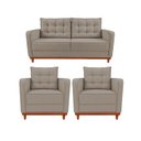 Ver imagem 2 de Kit Sofá 2 Lugares e 2 Poltronas Luxo Moderno Sala de Estar Samuel