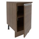 Ver imagem 5 de Balcão Armário de Cozinha 40 cm 1 Porta Rustic Glamy Madesa