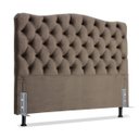 Ver imagem 2 de Cabeceira de Cama Box Queen 158 Cm Dunas Casavezi Suede Veludo Marrom