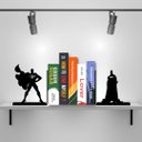 Ver imagem 3 de Aparador Porta Livros Batman e Superman Geek Marketplace
