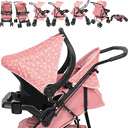 Ver imagem 3 de Carrinho de Bebe Bebe Conforto Base Tutti Baby Solare Rosa