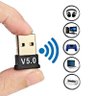 Adaptador Receptor Transmissor Usb Bluetooth 5.0 Plug Pc, - 7