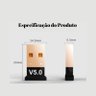 Adaptador Receptor Transmissor Usb Bluetooth 5.0 Plug Pc, - 8