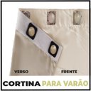 Ver imagem 6 de cortina blackout Mix 5,50 x 2,70 de varão c/ ilhios palha