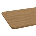 Ver mais imagens de Conjunto: Mesa Sala Jantar Elba C/ Tampo de Madeira 160cm e 6 Cadeiras Noruega Niquel/nogueira -