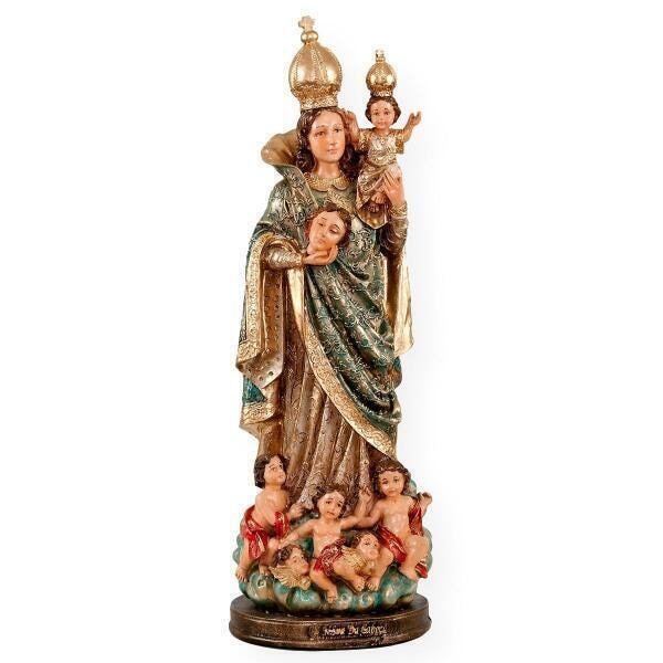 Imagem Em Resina De Nossa Senhora Da Cabeça (878) - 1