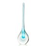 Escultura Gota Em Cristal Murano Água Marinha São Marcos - 1