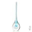 Ver imagem 2 de Escultura Gota Em Cristal Murano Água Marinha São Marcos
