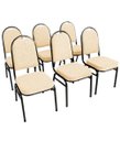 Ver imagem 1 de Kit com 6 Cadeiras para Auditórios Linha Hotel Bege