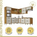 Ver imagem 7 de Cozinha 9 Peças Ângulo Torre Quente 100% Mdf Imperatriz Nesher