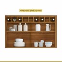 Ver imagem 3 de Cozinha 9 Peças Ângulo Torre Quente 100% Mdf Imperatriz Nesher