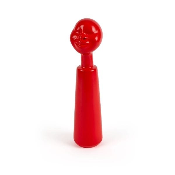 Estátua Decorativa Qaza Alegria Sonhadora Vermelha 26cm - 2
