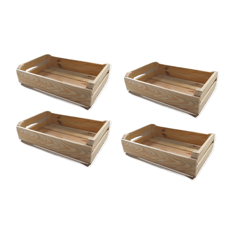 Caixote de Feira Ej 40x27x09 Kit 4 Unidades