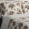 Cobre Leito Casal King Fascinio 03 Peças - Floral Tabaco - 2