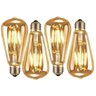 Lampada Decorativa de Filamento LED ST64 Kit com 4 Unidades - 1