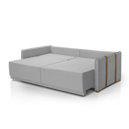 Sofá Cama Mônaco 166 Cm Retrátil Redenobre:cinza Claro - 6