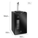 Ver imagem 6 de Cervejeira Home Bar Electrolux Frost Free 100l com Torre de Chopp e Porta de Vidro Preta Eb10c -