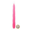 Kit 10 Velas Castiçal Rosa Espiral 20 Cm Candelabro - 2