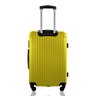 Mala de Viagem Média 23kg Despachada Rígida Rodas 360º Cadeado de Segredo Gladiador A2m:amarelo - 4