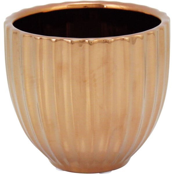 Vaso em Cerâmica Cobre Grande - 1