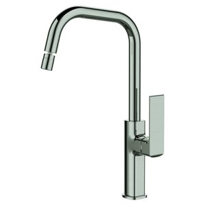 Misturador Monocomando Cozinha Lx 2179nb Aço Escovado Lexxa Bagno