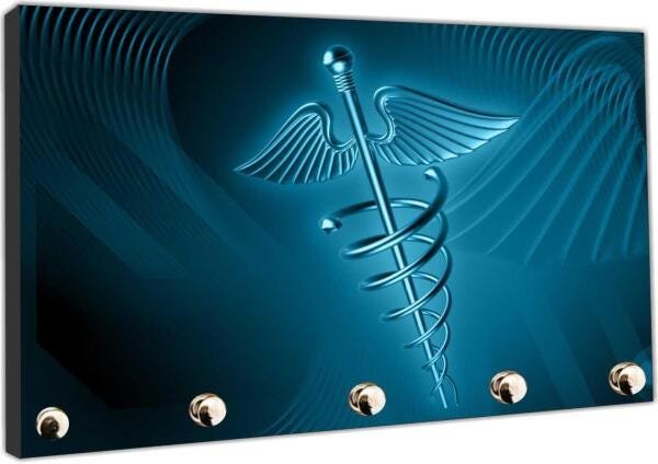Porta Chaves Medicina Médicos Caduceu Contabilidade - 1