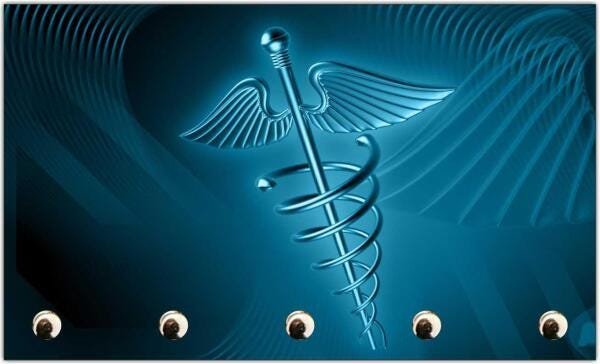 Porta Chaves Medicina Médicos Caduceu Contabilidade - 2