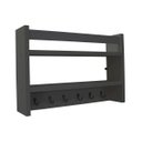 Ver imagem 1 de Porta Chaves 45X30X10Cm Mdf Cinza Tendência 7