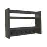 Porta Chaves 45X30X10Cm Mdf Cinza Tendência 7 - 1