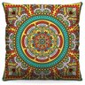 Kit 4 Capas De Almofada De Decorar 40Cm Colorida Mandala - 2