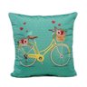 Capa de Almofada 45 x 45 Bike a Vida é Bela - 1