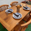 Ver imagem 7 de Mesa Madeira de Demolição 140cm X 70cm com 4 Cadeiras Leque Sudeste Rústico