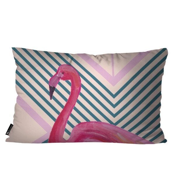 Kit com 4 Almofadas Flamingo Colorido DEC4043 - 5