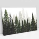 Ver imagem 1 de Quadro Decorativo em Canvas Árvores - Moldura Madeira - 120 x 80cm