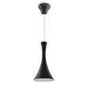 Ver imagem 1 de Lustre Pendente 258 Para 1 Lâmpada Soquete E27 Cor Preta