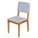 Ver imagem 1 de Cadeira Nili Or Design Linho Cinza Base Madeira Clara