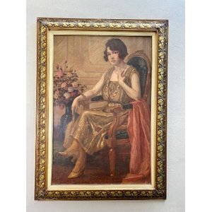 Quadro Decorativo Dama da Sociedade Paulistana