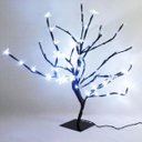 Ver imagem 2 de Árvore Cerejeira Decorativa Flôr 80 Leds 60Cm Branco Frio