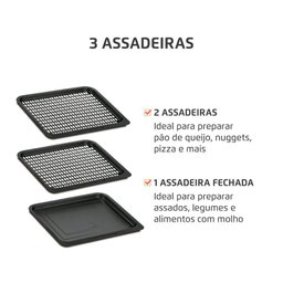 Fritadeira Mondial Air Fryer Oven 12 Litros Afon - 3